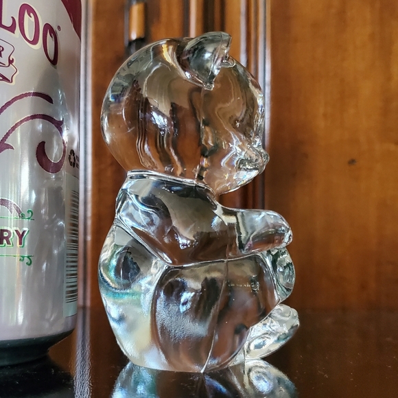 Fenton Glass June 🧸 Bear Clear Alexandrite Colored Heart - Picture 4 of 7